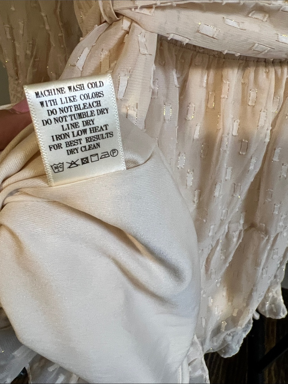 Love Riche Cream Mini Dress with Belt Boot Barn - Picture 6 of 6